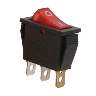 Mini Interruptor Painel RS22-B Luminoso Vermelho 09010202 (0931411505)