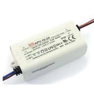 Fonte de Alimentação Comutada para Leds 264Vac...24Vdc 16W IP42 APV-16-24