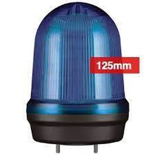 Sinalizador Luminoso em Led 125mm Azul com Bezouro 12...24Vdc IP65 QL10038