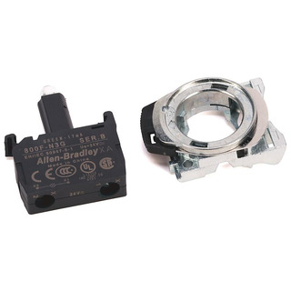 Módulo Led Branco Montado 22mm 24Vdc 800F-MN3W